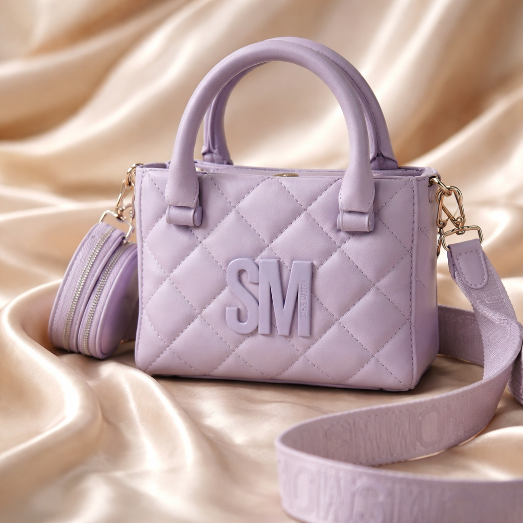 Steve Madden Violet Smoke Tote Bag
