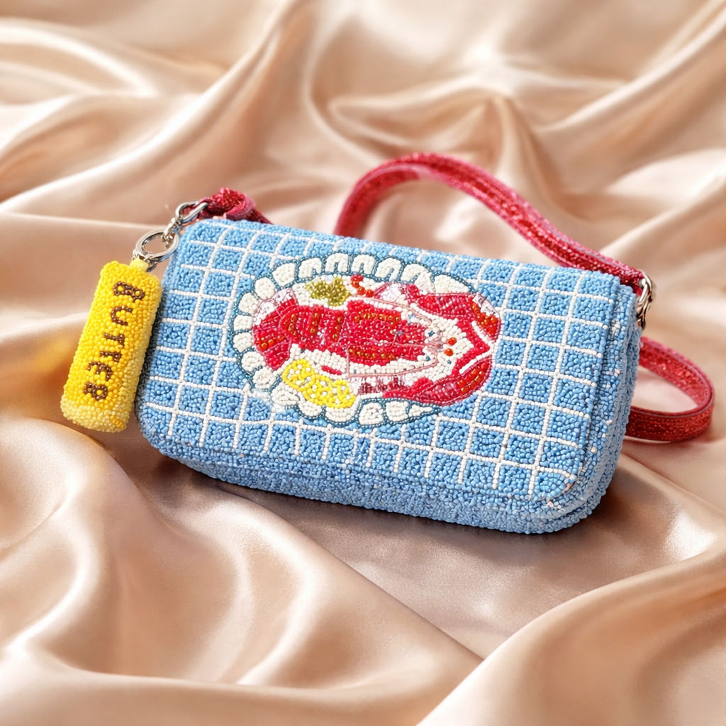 Kitschy Beaded Lobster Purse 🦞 vacation-core mini bag