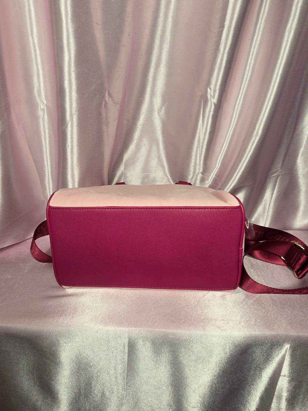 Juicy Couture Juicy In The Sky Satchel Flamingo Pink Crossbody Y2K Bag