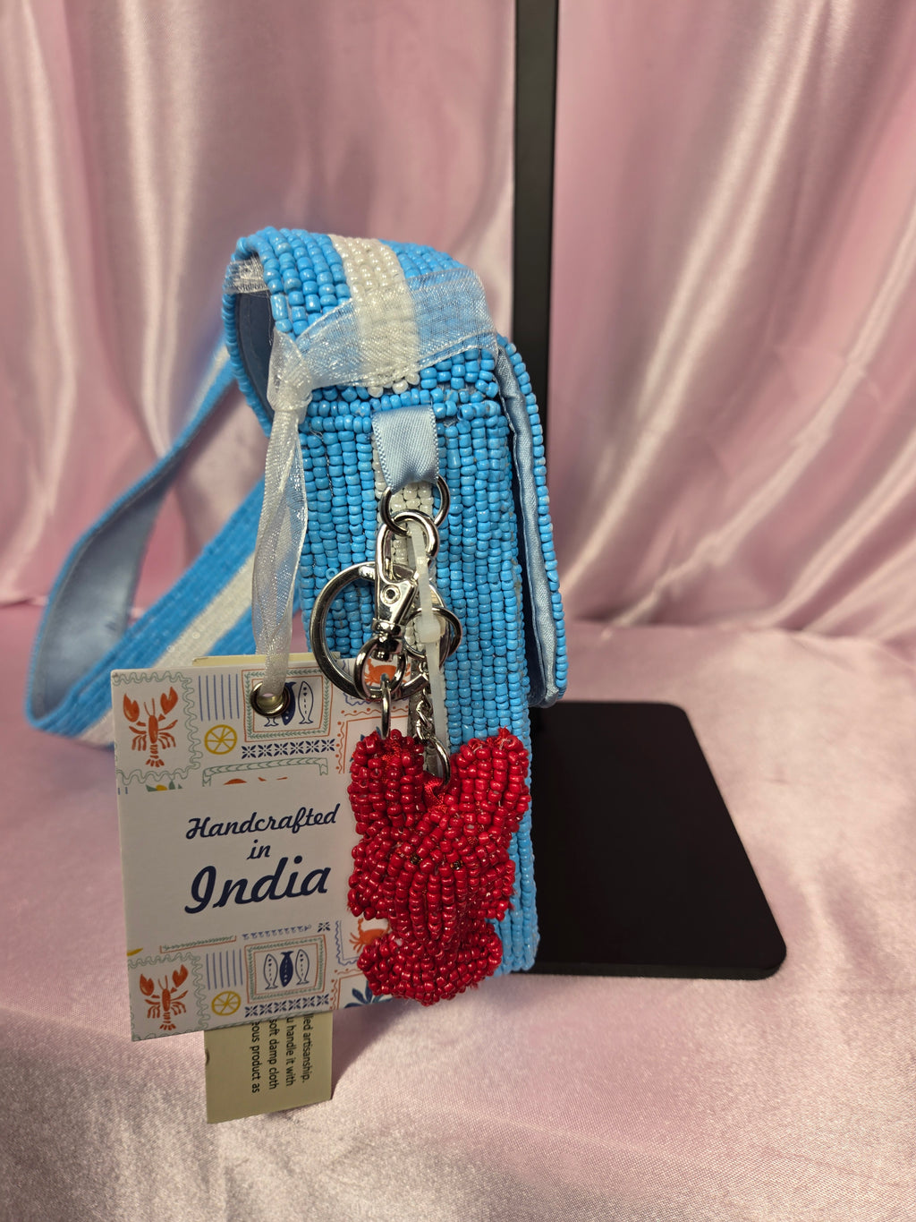 Coastal Chic Beaded Shoulder Bag 🦀 Amalfi Coast aesthetic