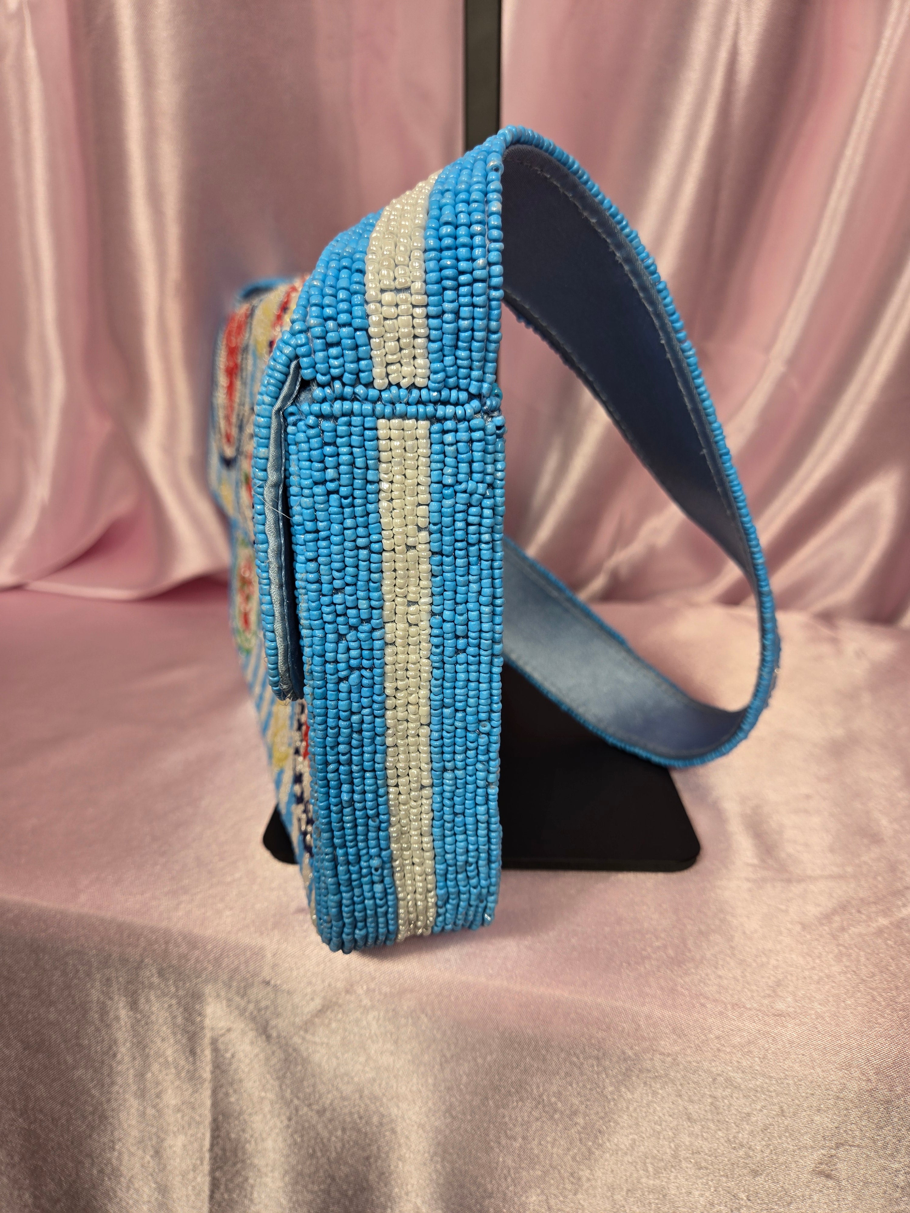 Coastal Chic Beaded Shoulder Bag 🦀 Amalfi Coast aesthetic