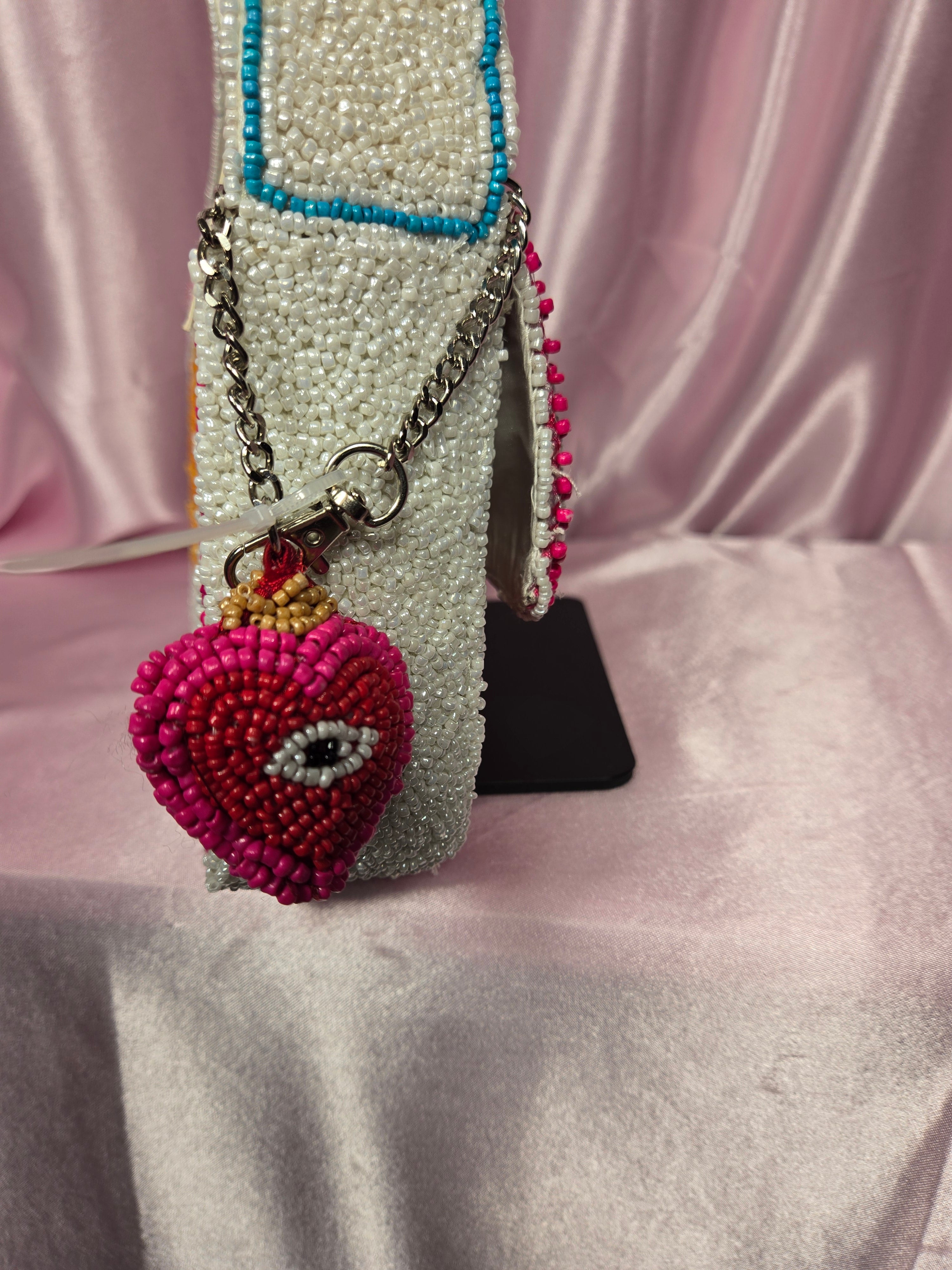 Coastal Chic Beaded Crossbody 🦀 Euro Summer Novelty Bag