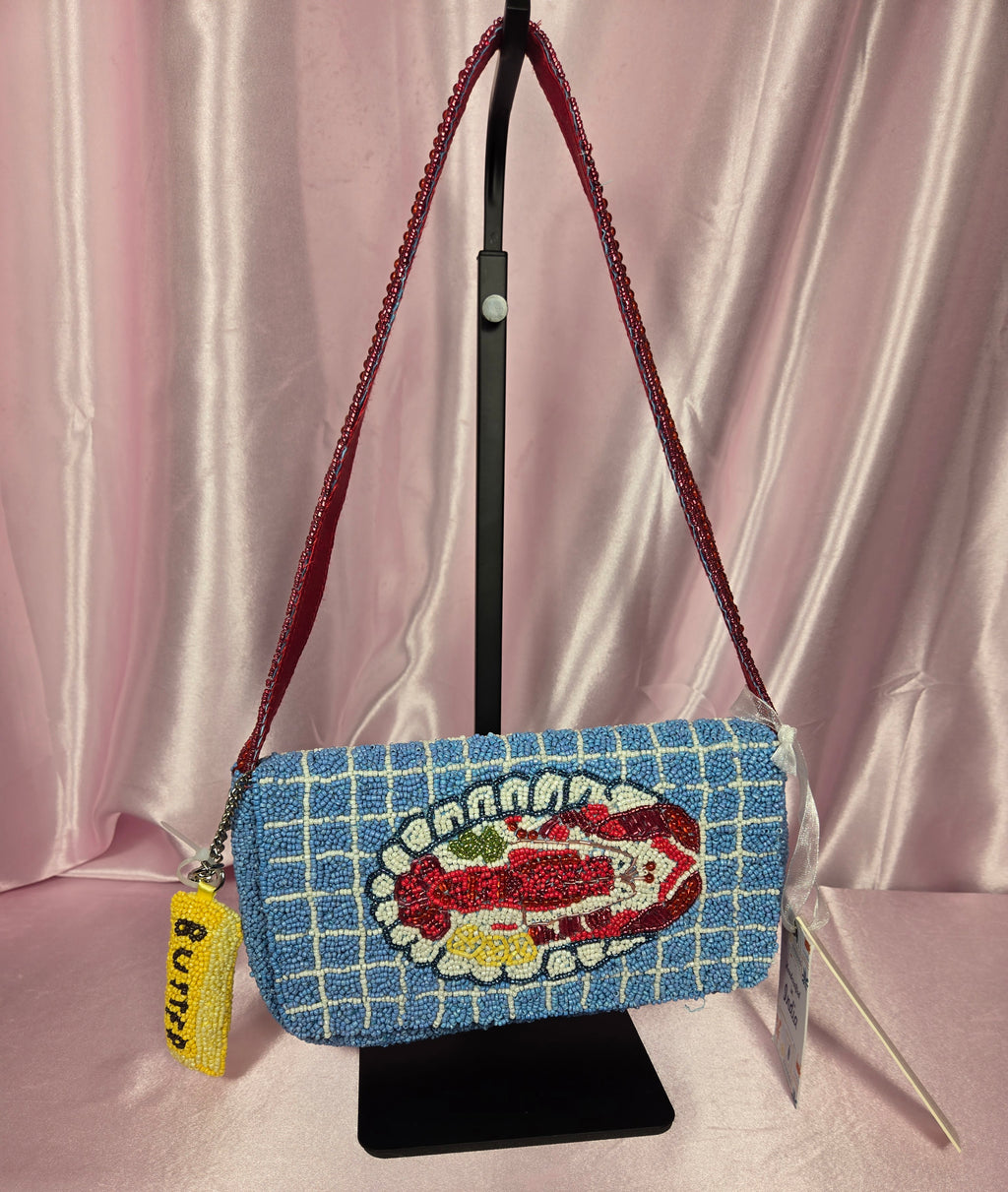 Kitschy Beaded Lobster Purse 🦞 vacation-core mini bag