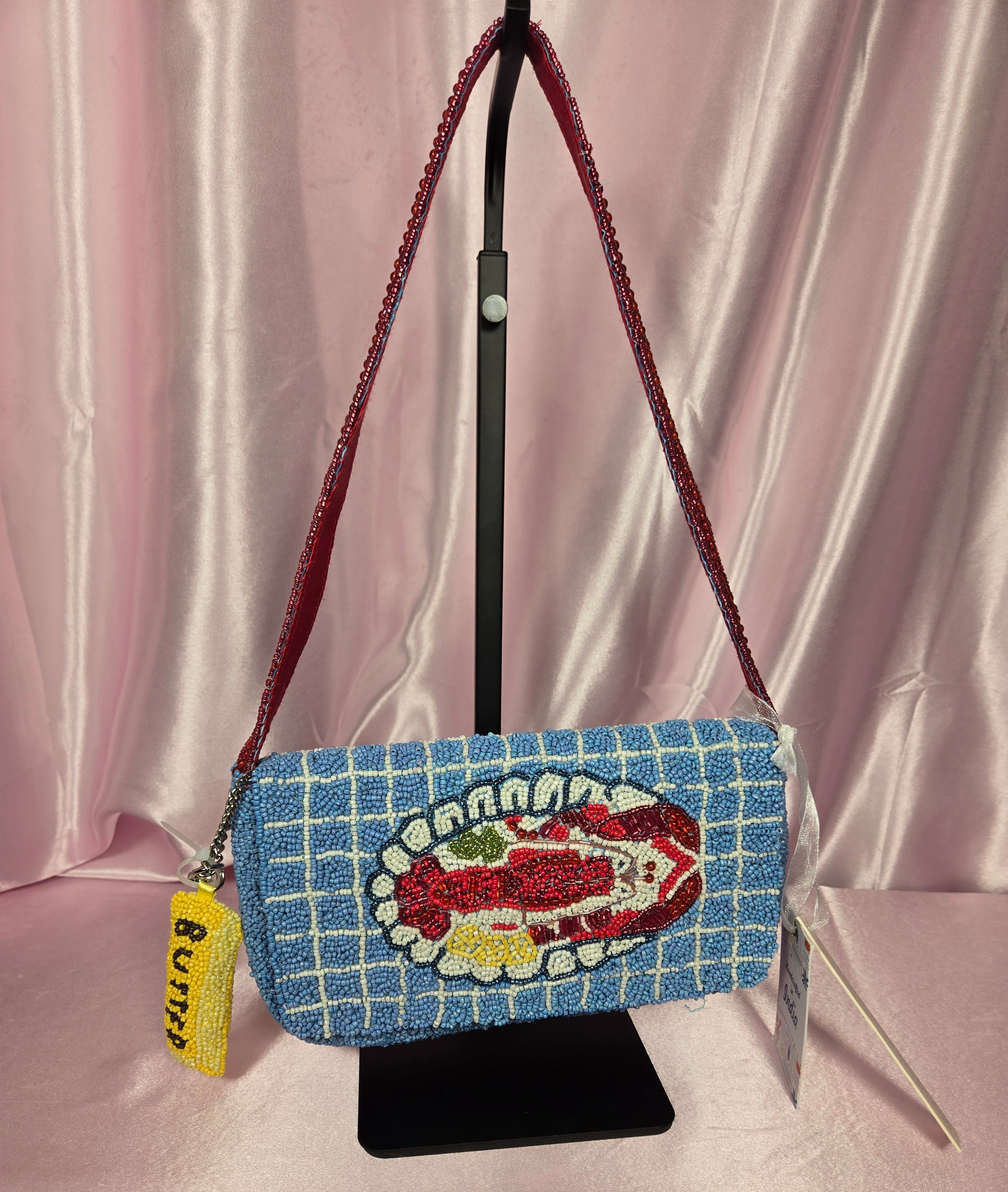 Kitschy Beaded Lobster Purse 🦞 vacation-core mini bag