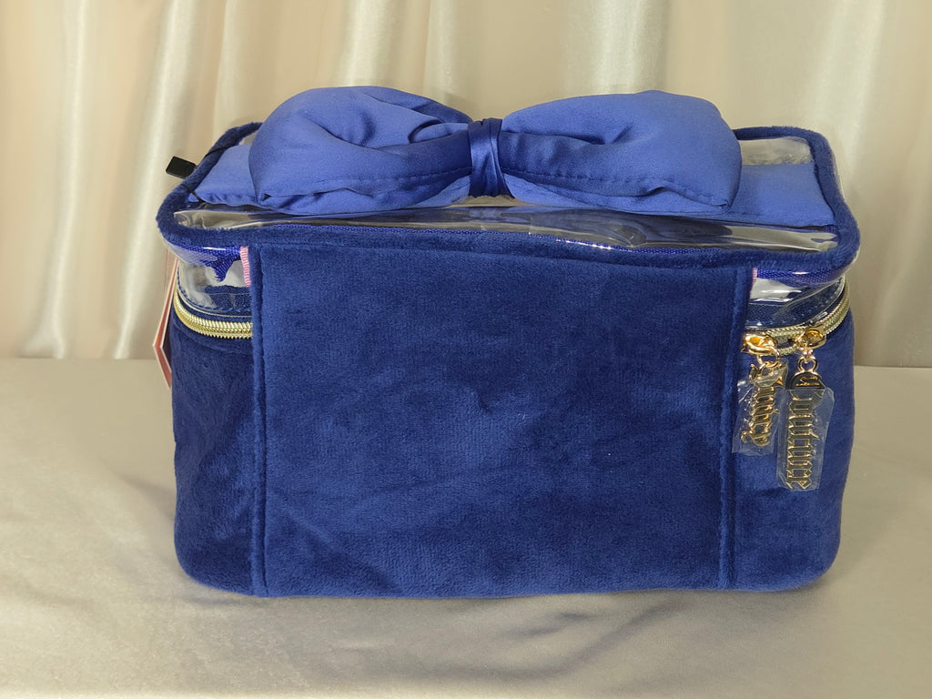 Juicy Couture Royal Blue Velvet Vanity Case