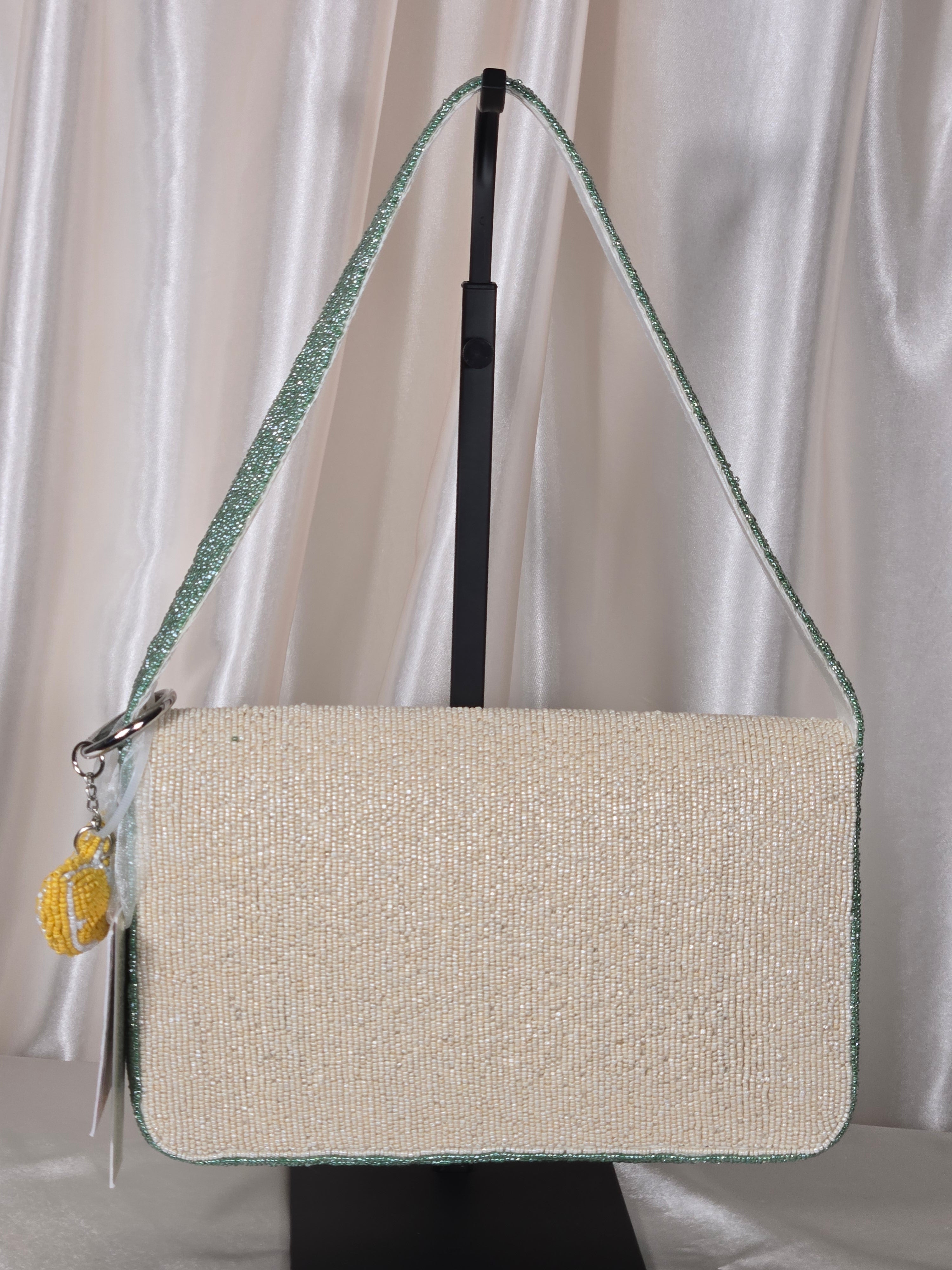 Surf & Citrus Hand-Beaded Bag | Resort Style Shoulder Purse