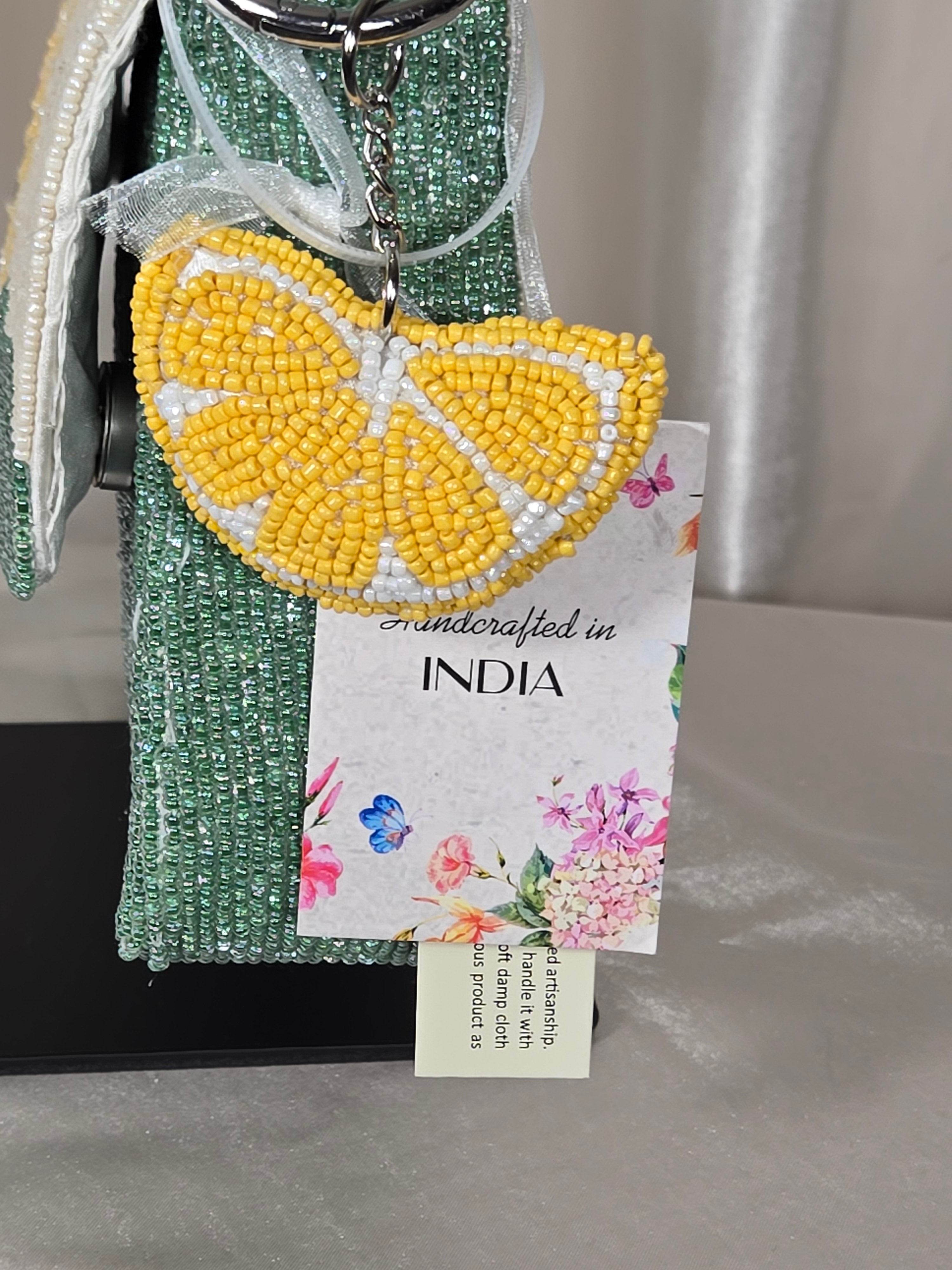 Surf & Citrus Hand-Beaded Bag | Resort Style Shoulder Purse