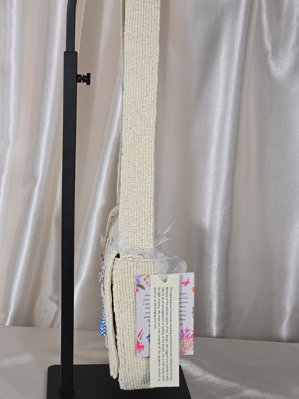 Poolside Daydreams Hand-Beaded Shoulder Bag | Coastal Resort Statement Purse