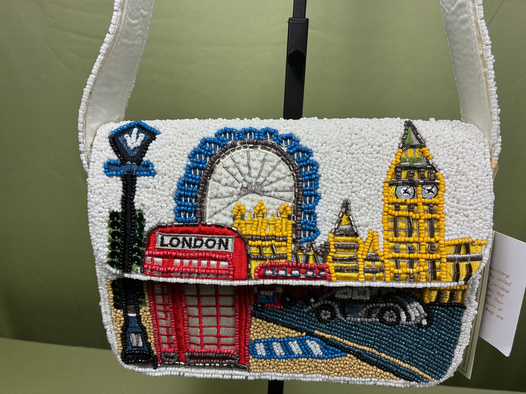 London Beaded Shoulder Bag