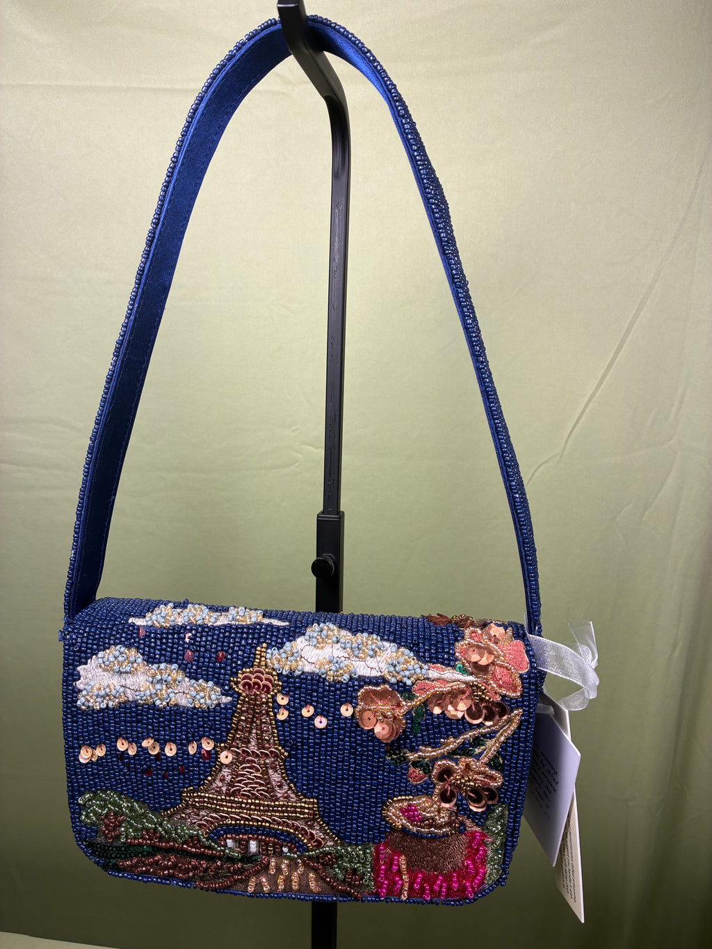 Paris Beaded Shoulder Bag