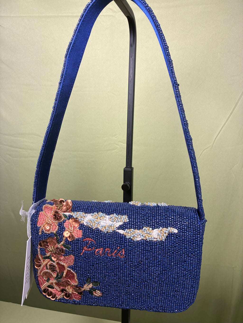 Paris Beaded Shoulder Bag
