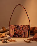 Suede & Beaded Fringe Shoulder Bag