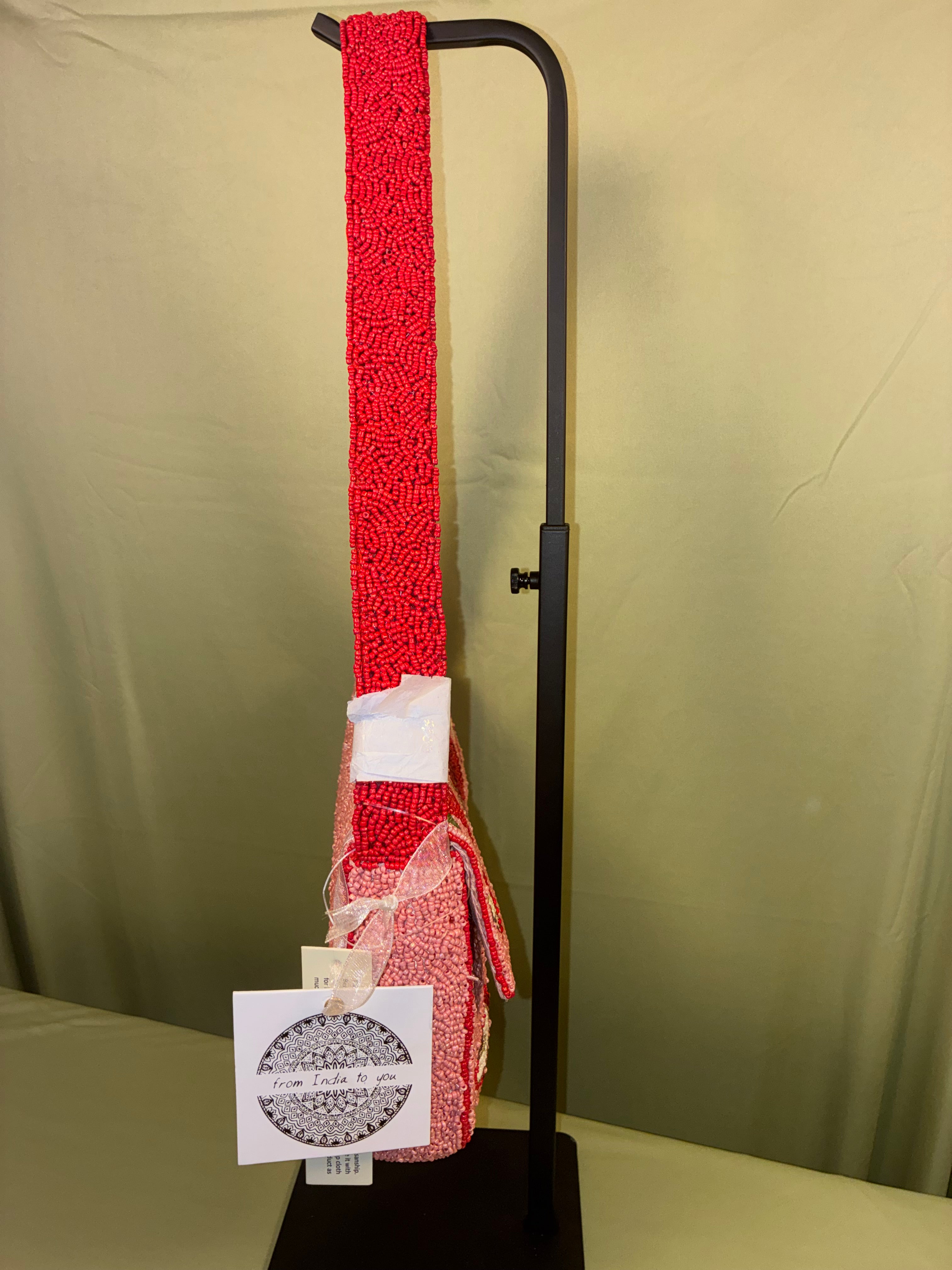 Beaded Blushing Apple Orchard Bag