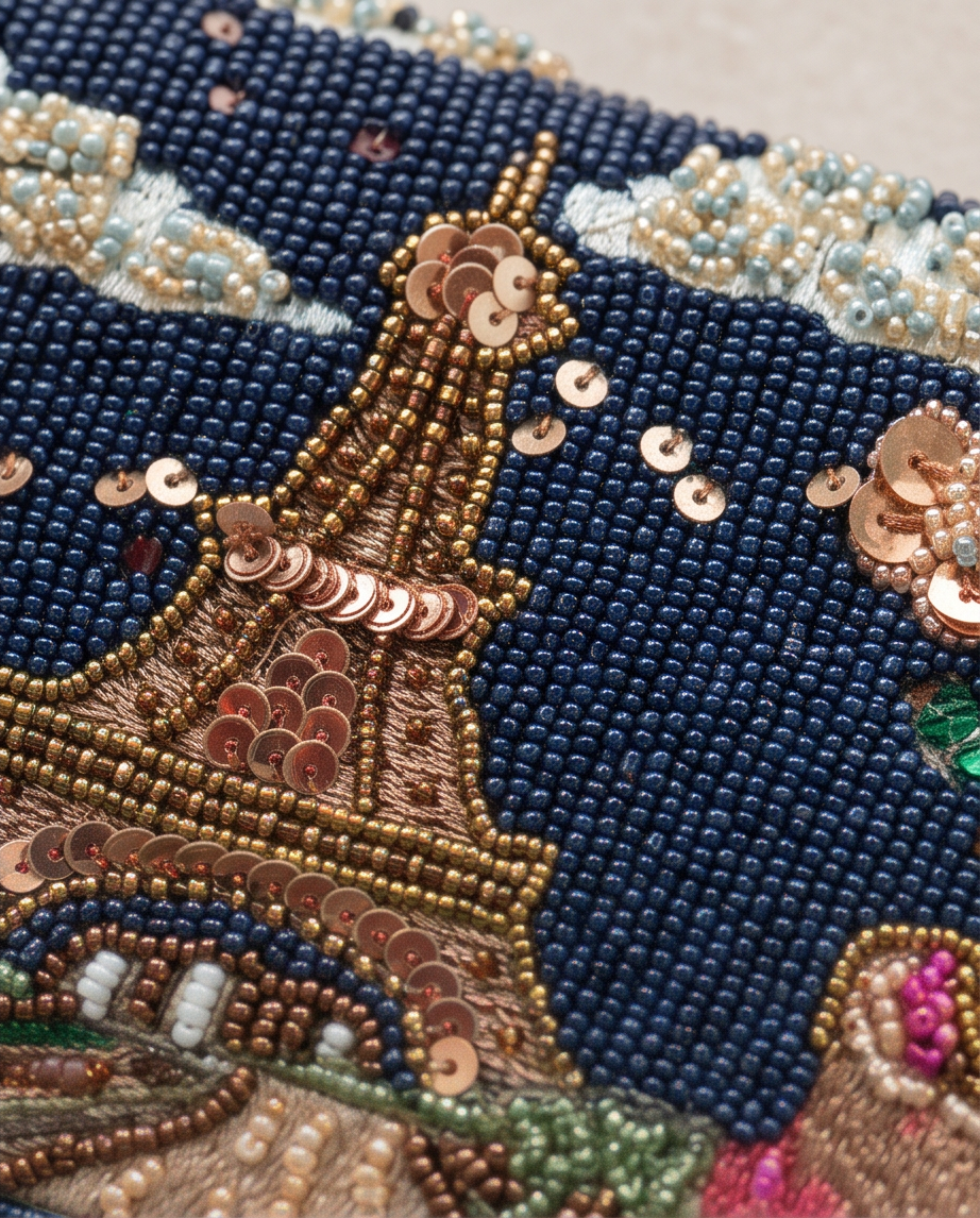 Paris Beaded Shoulder Bag
