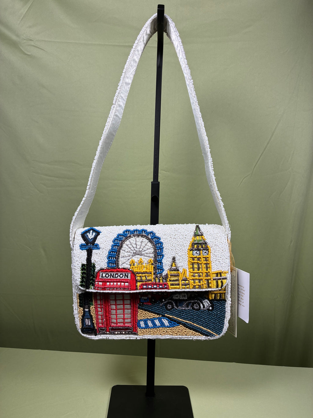 London Beaded Shoulder Bag