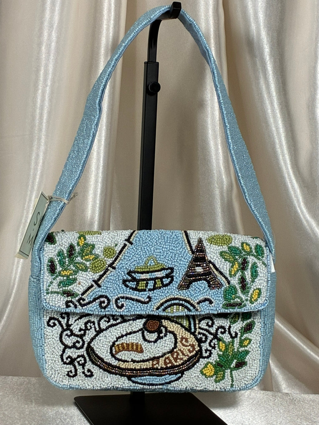 Sol and Mer Paris Café Hand-Beaded Shoulder Bag