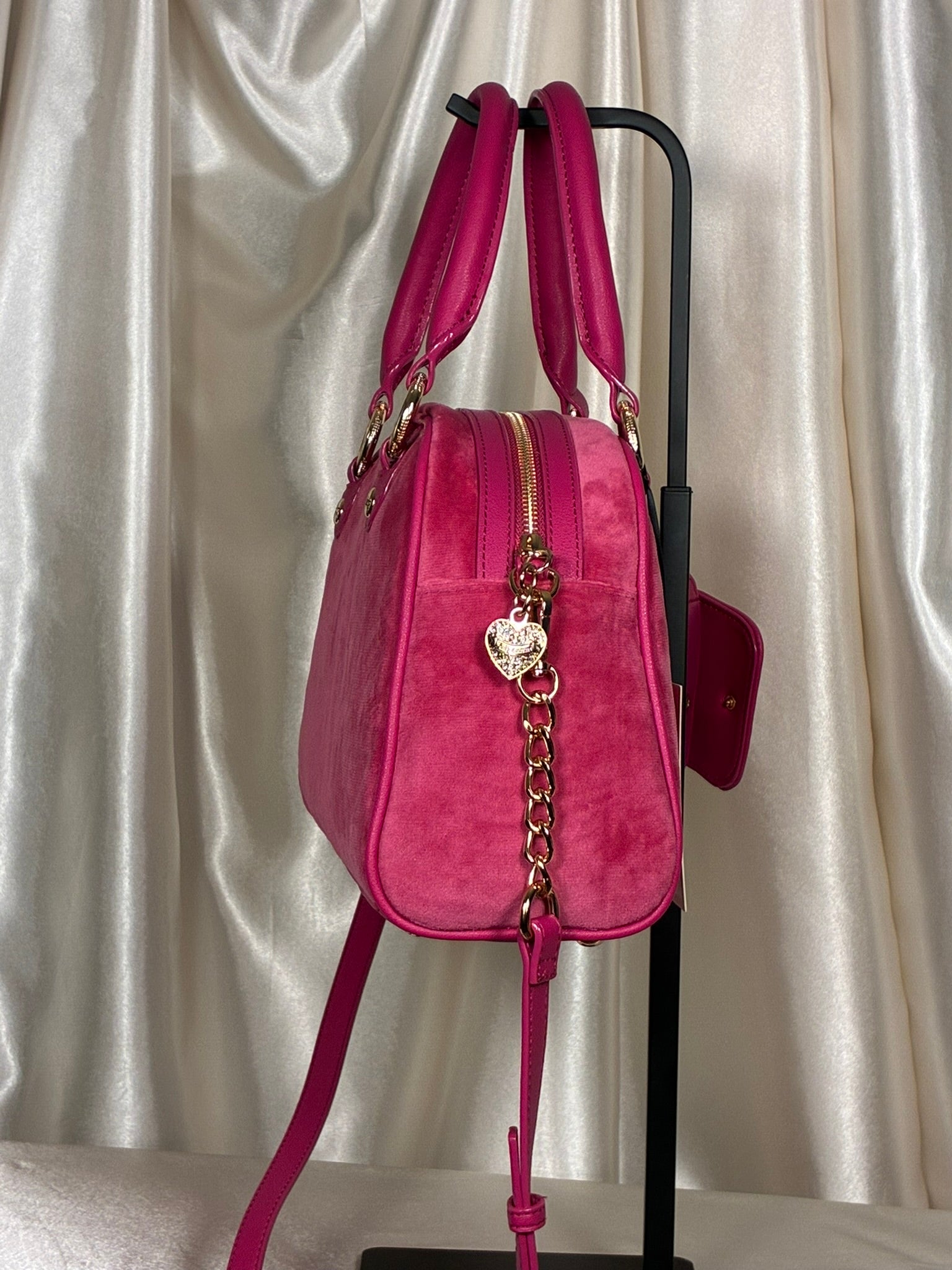 Juicy Couture Raspberry Royal Sparkle with Crossbody Strap