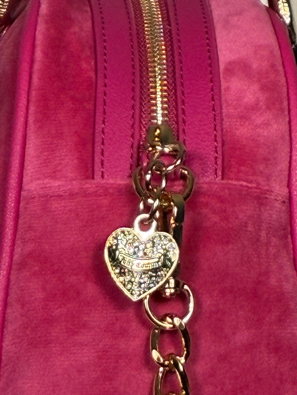 Juicy Couture Raspberry Royal Sparkle with Crossbody Strap