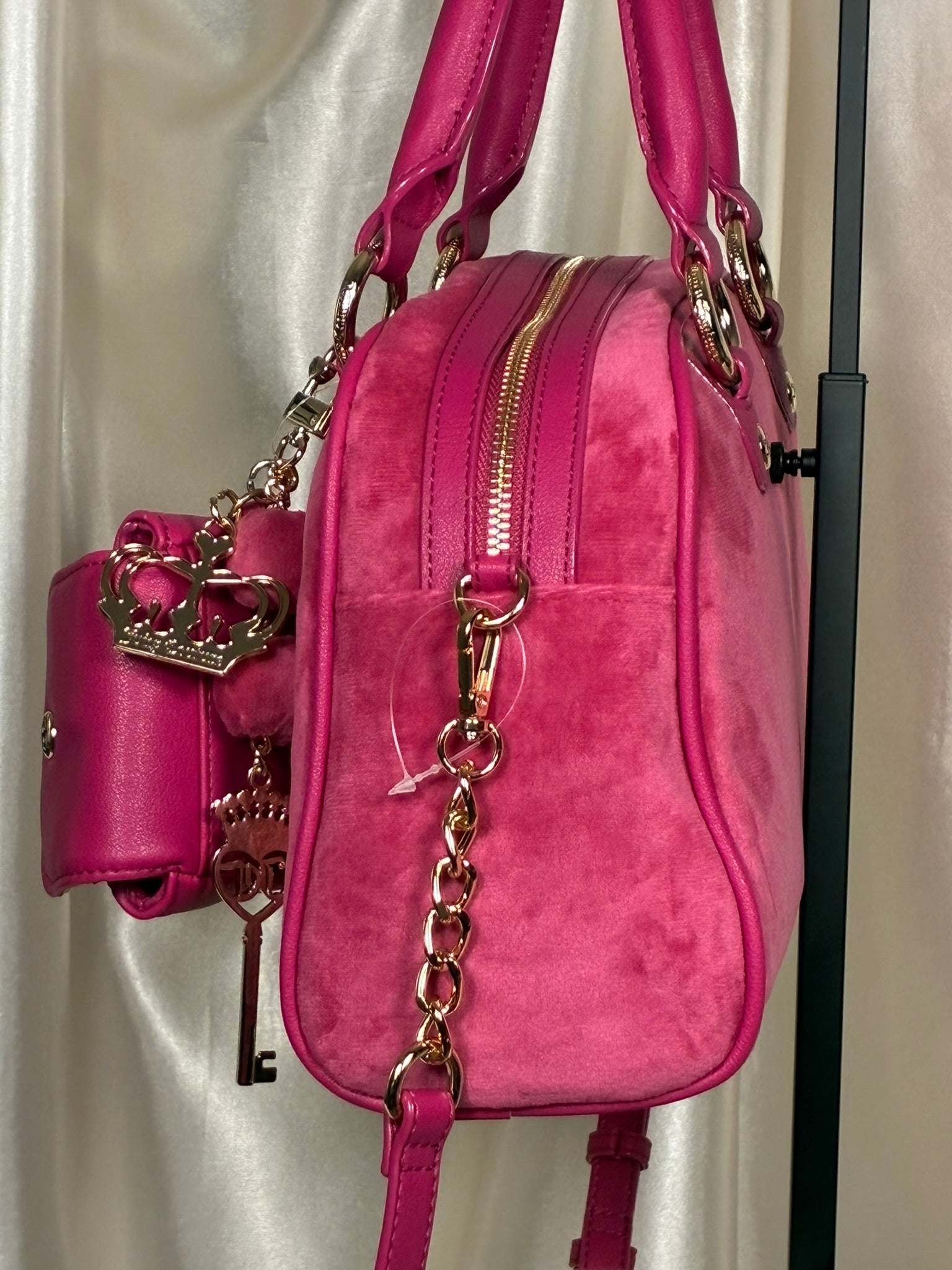 Juicy Couture Raspberry Royal Sparkle with Crossbody Strap