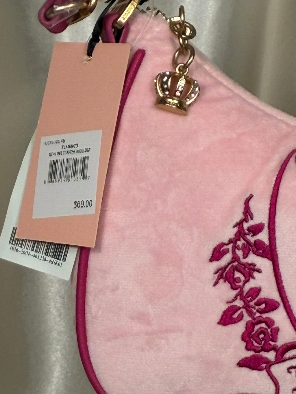 Juicy Couture New Love Chapter Shoulder Bag – Blush Pink