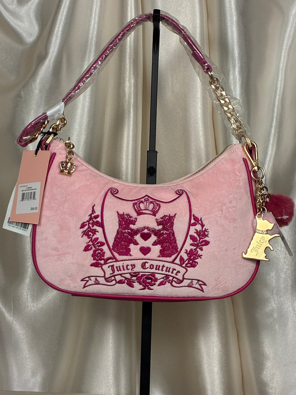 Juicy Couture New Love Chapter Shoulder Bag – Blush Pink