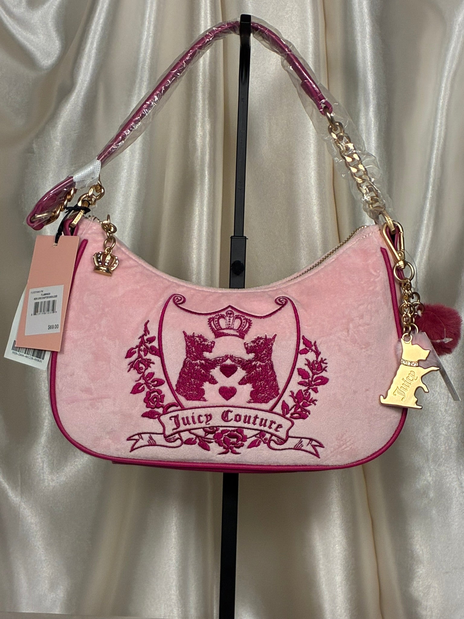 Juicy Couture New Love Chapter Shoulder Bag – Blush Pink