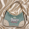 Juicy Couture Dreamy Juicy Bag with Matching Pouch- Sage