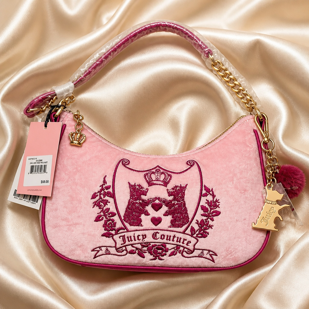 Juicy Couture New Love Chapter Shoulder Bag – Blush Pink