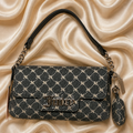 Juicy Couture She's the Moment Denim Shoulder Bag – Black