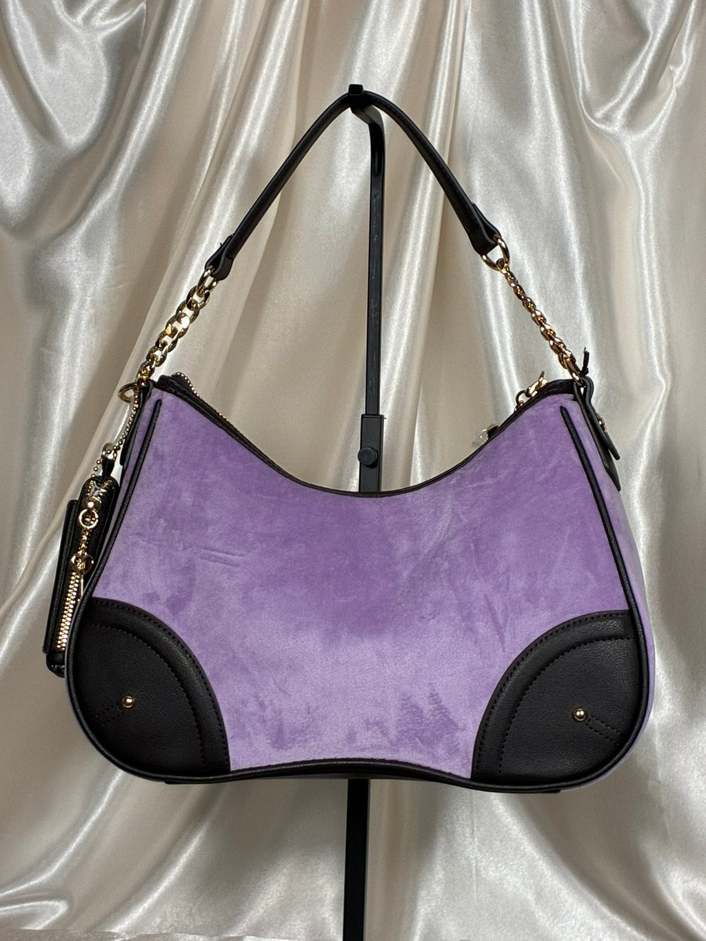 Juicy Couture Lavender Shoulder Bag with Matching Pouch