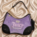 Juicy Couture Lavender Shoulder Bag with Matching Pouch