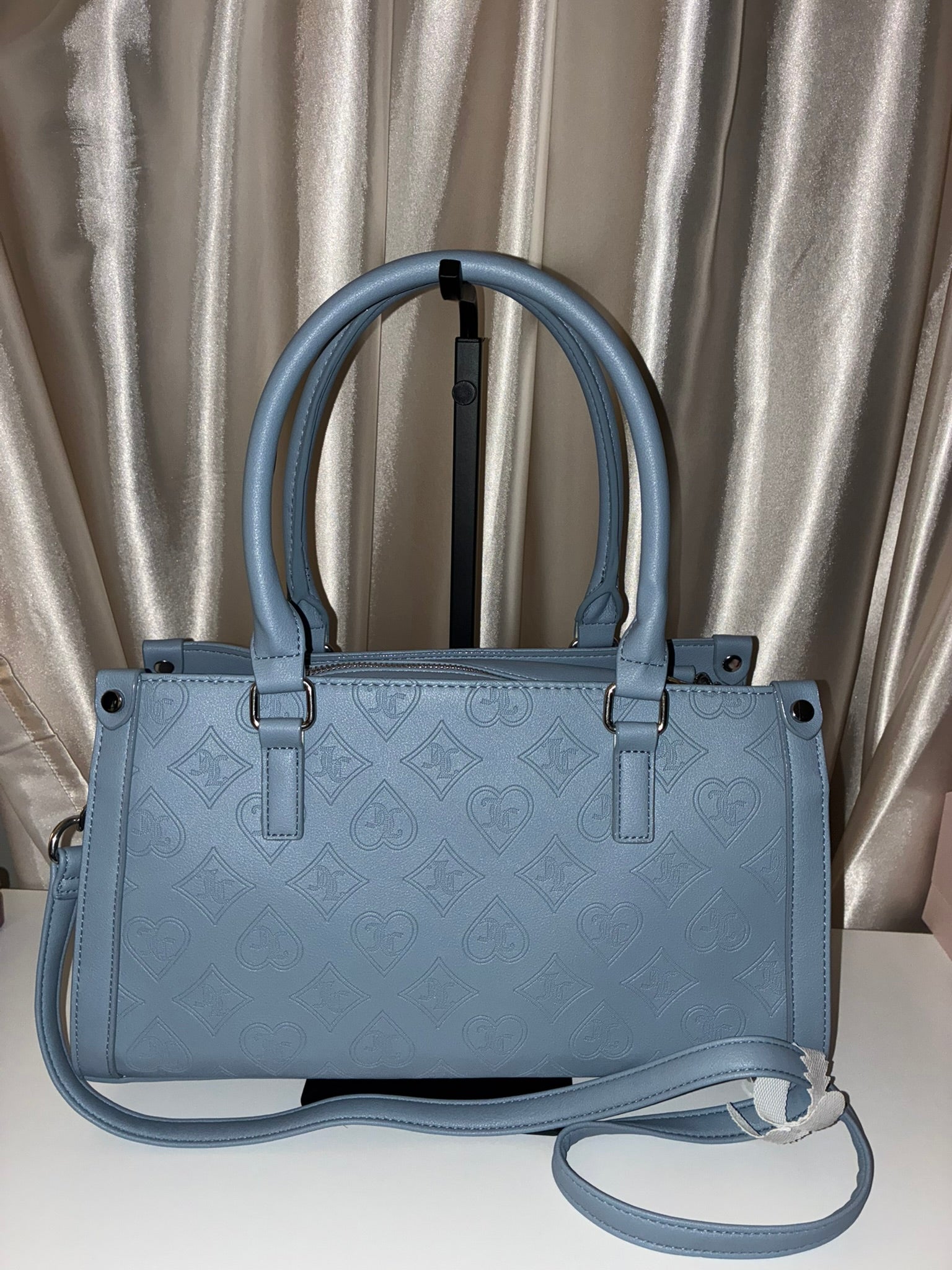 Juicy Couture Top Notch Satchel – Dusty Blue
