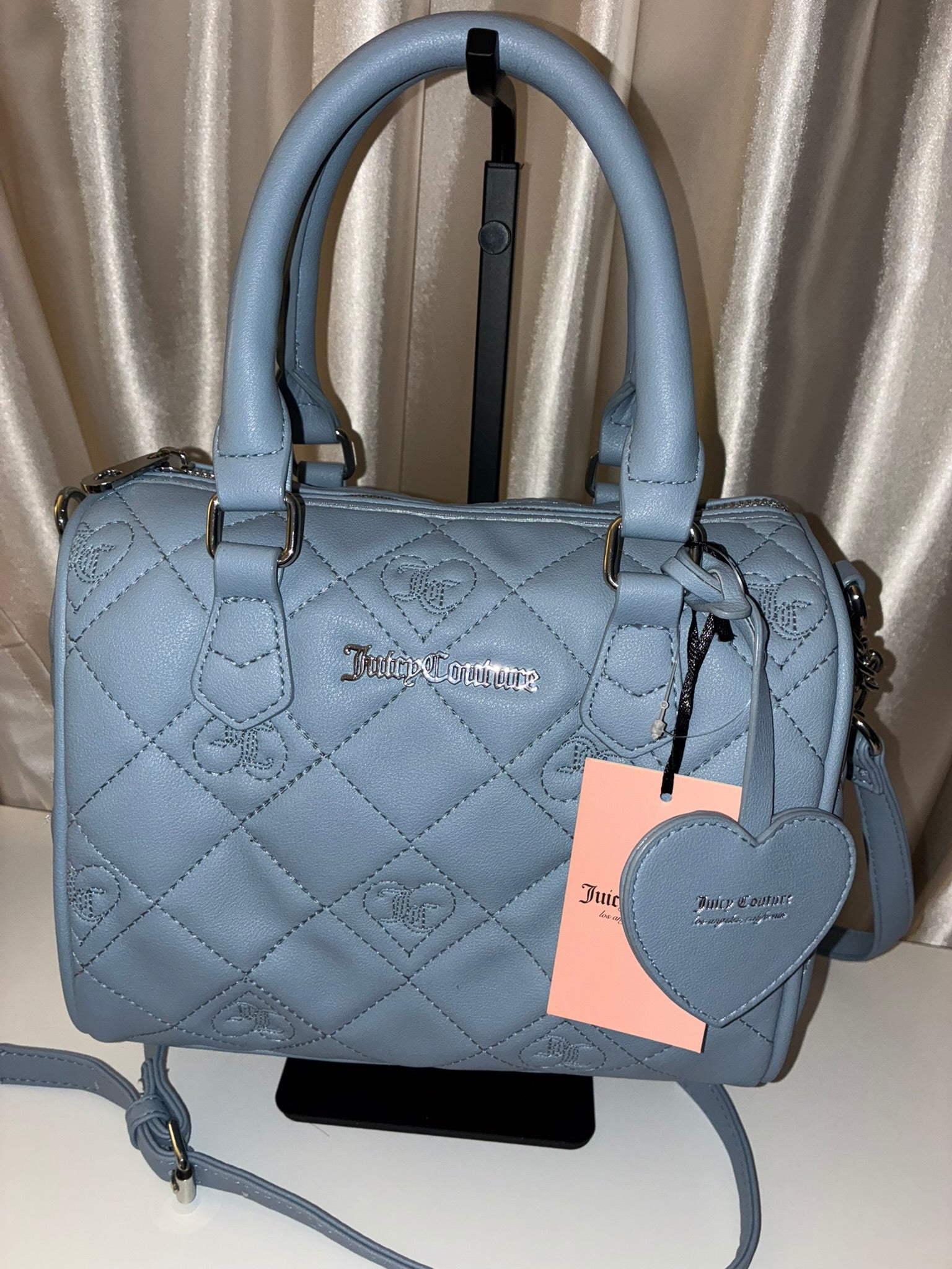 Juicy Couture Fame Satchel – Dusty Blue