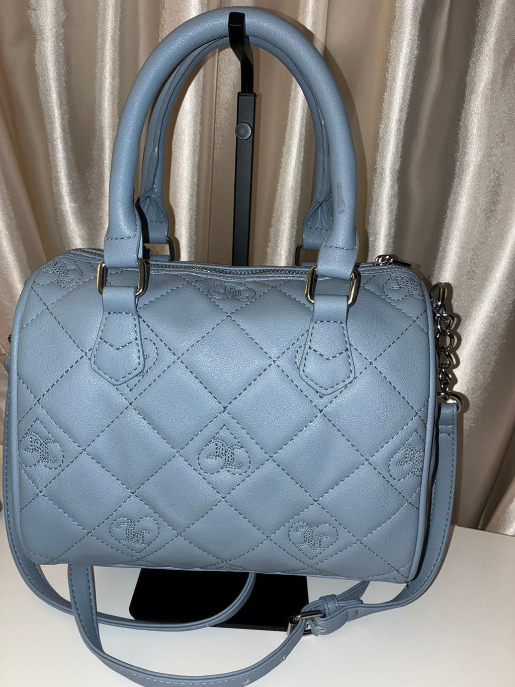 Juicy Couture Fame Satchel – Dusty Blue