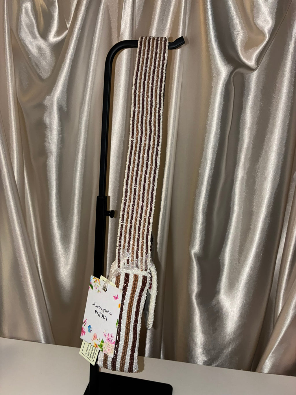 Beaded Cupcake Shoulder Bag with Matching Charm