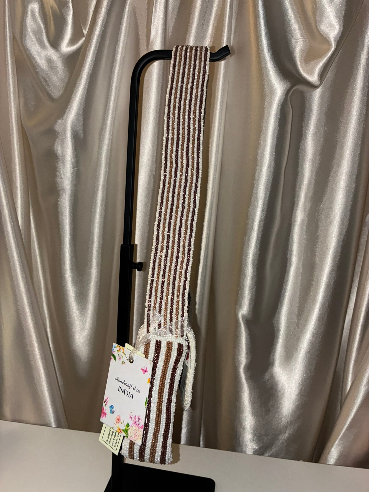 Beaded Cupcake Shoulder Bag with Matching Charm