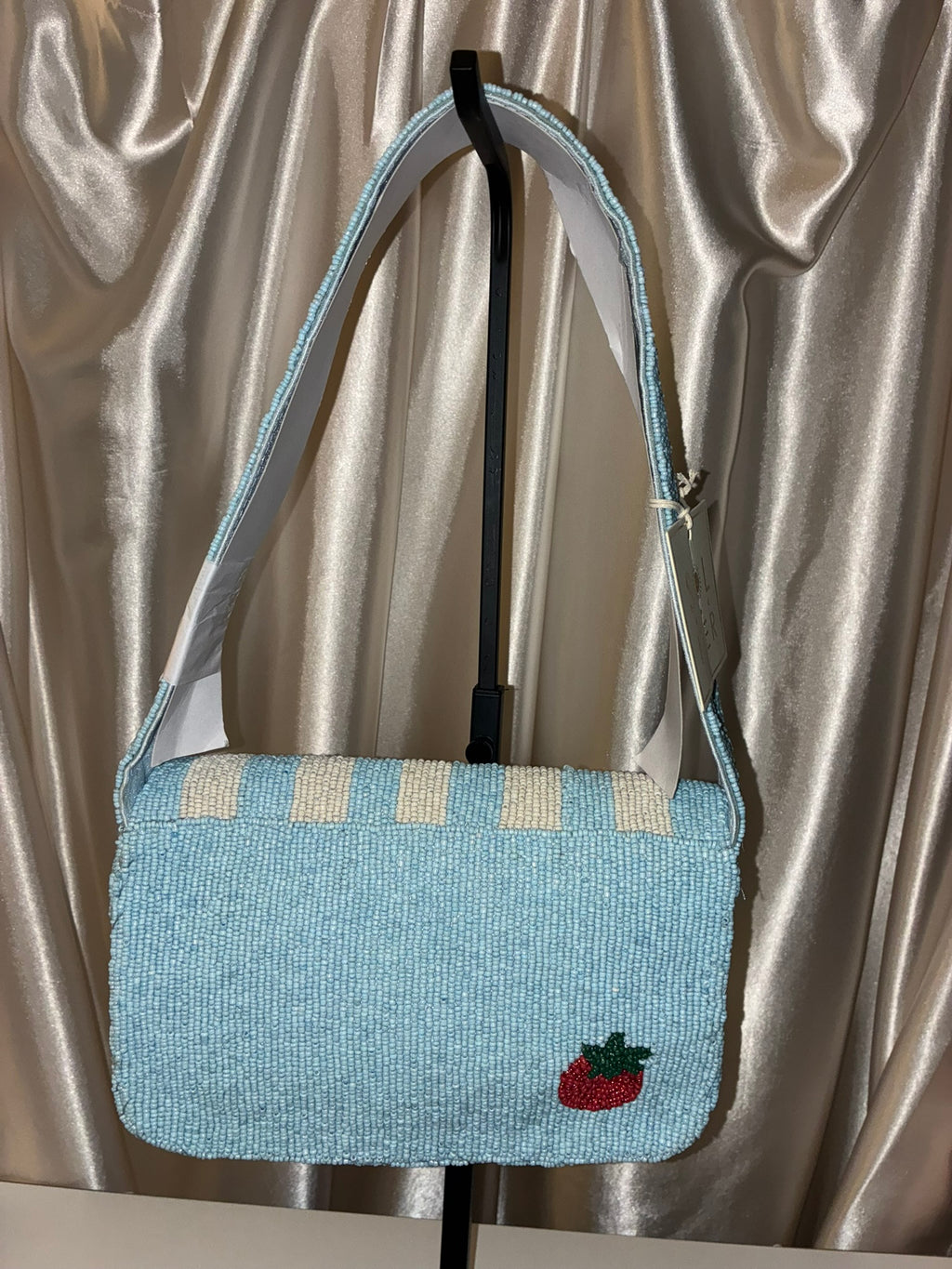 Sol and Mer Pasta Night Beaded Shoulder Bag
