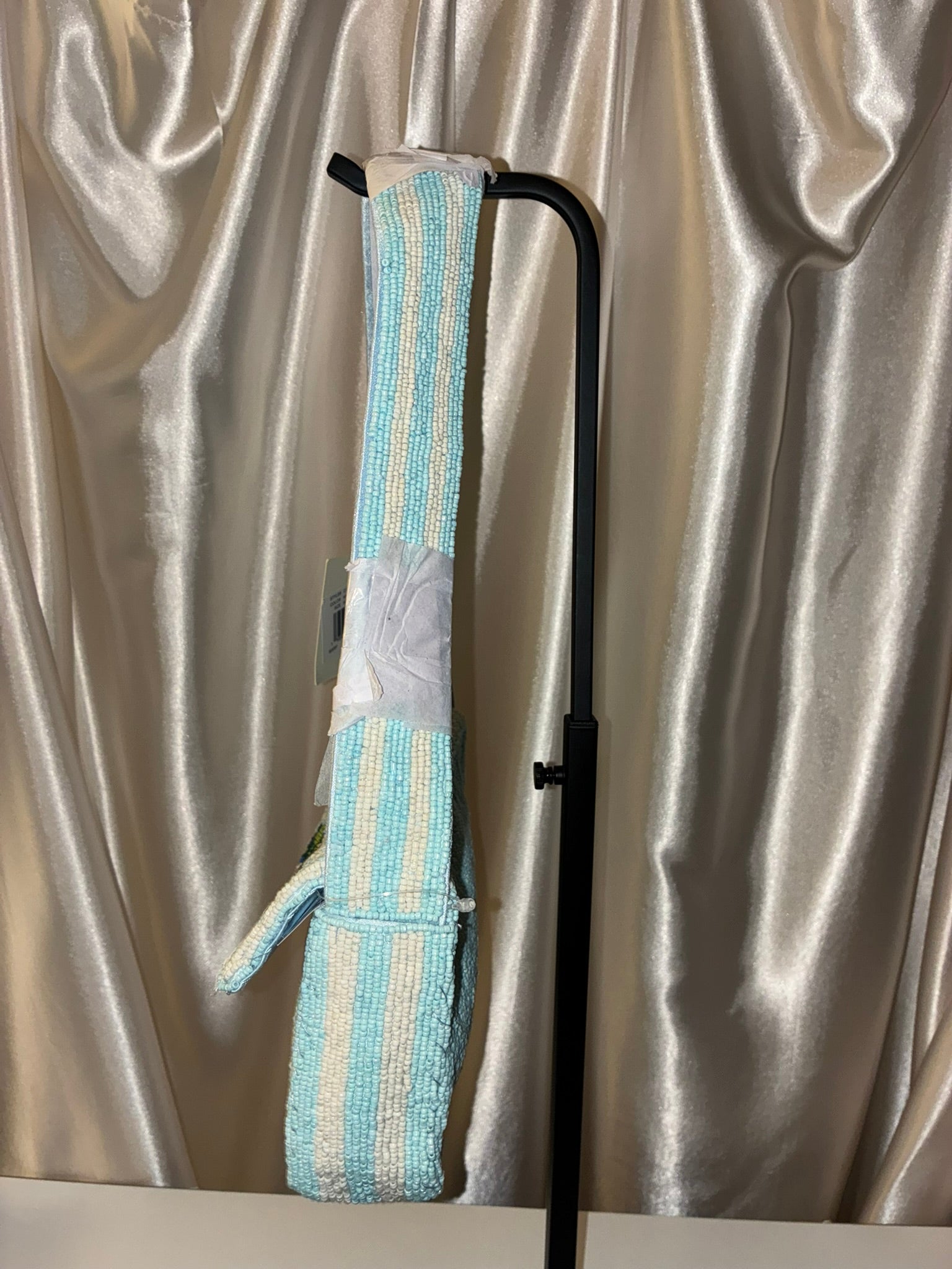 Sol and Mer Blueberries Beaded Shoulder Bag