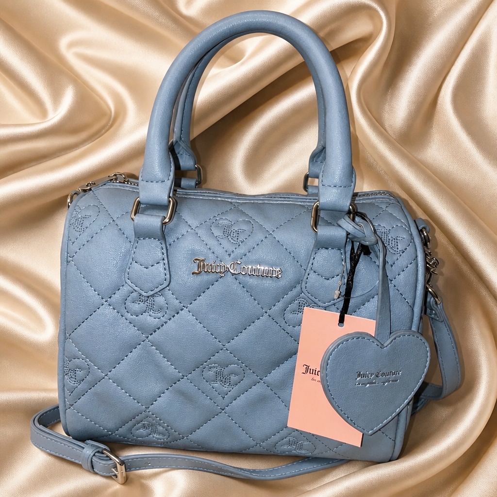 Juicy Couture Fame Satchel – Dusty Blue