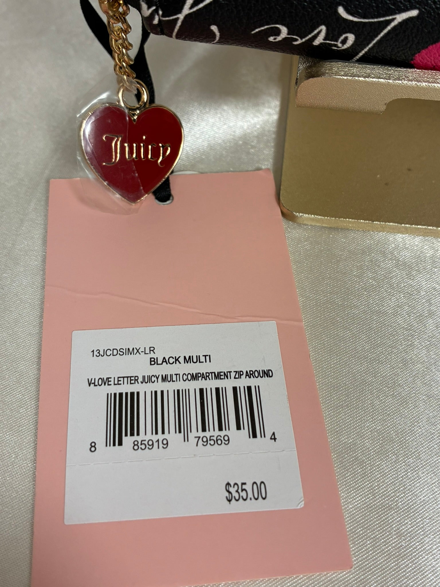 The Juicy Couture Exclusive Love Letter Zip Around Wallet