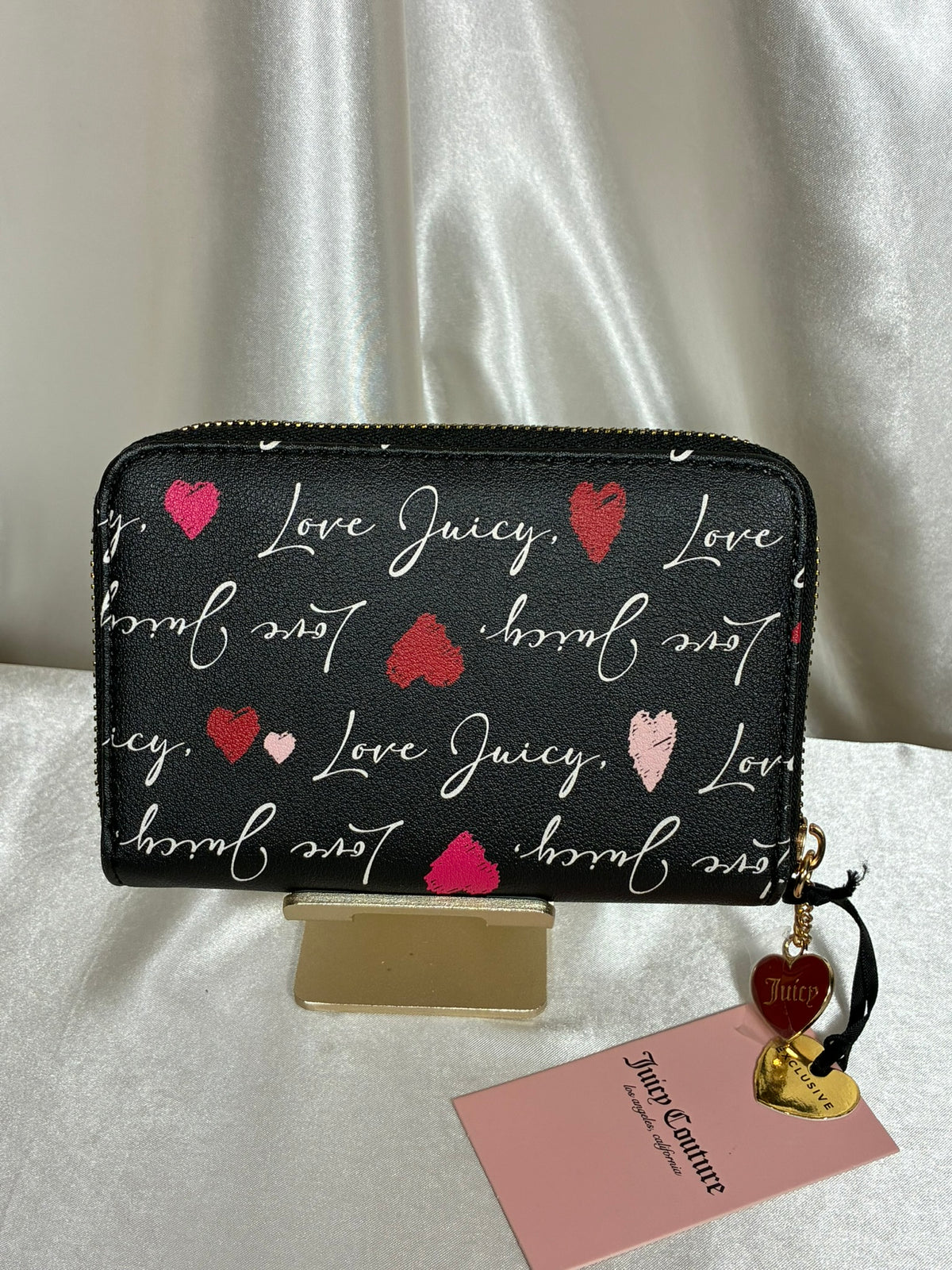 The Juicy Couture Exclusive Love Letter Zip Around Wallet