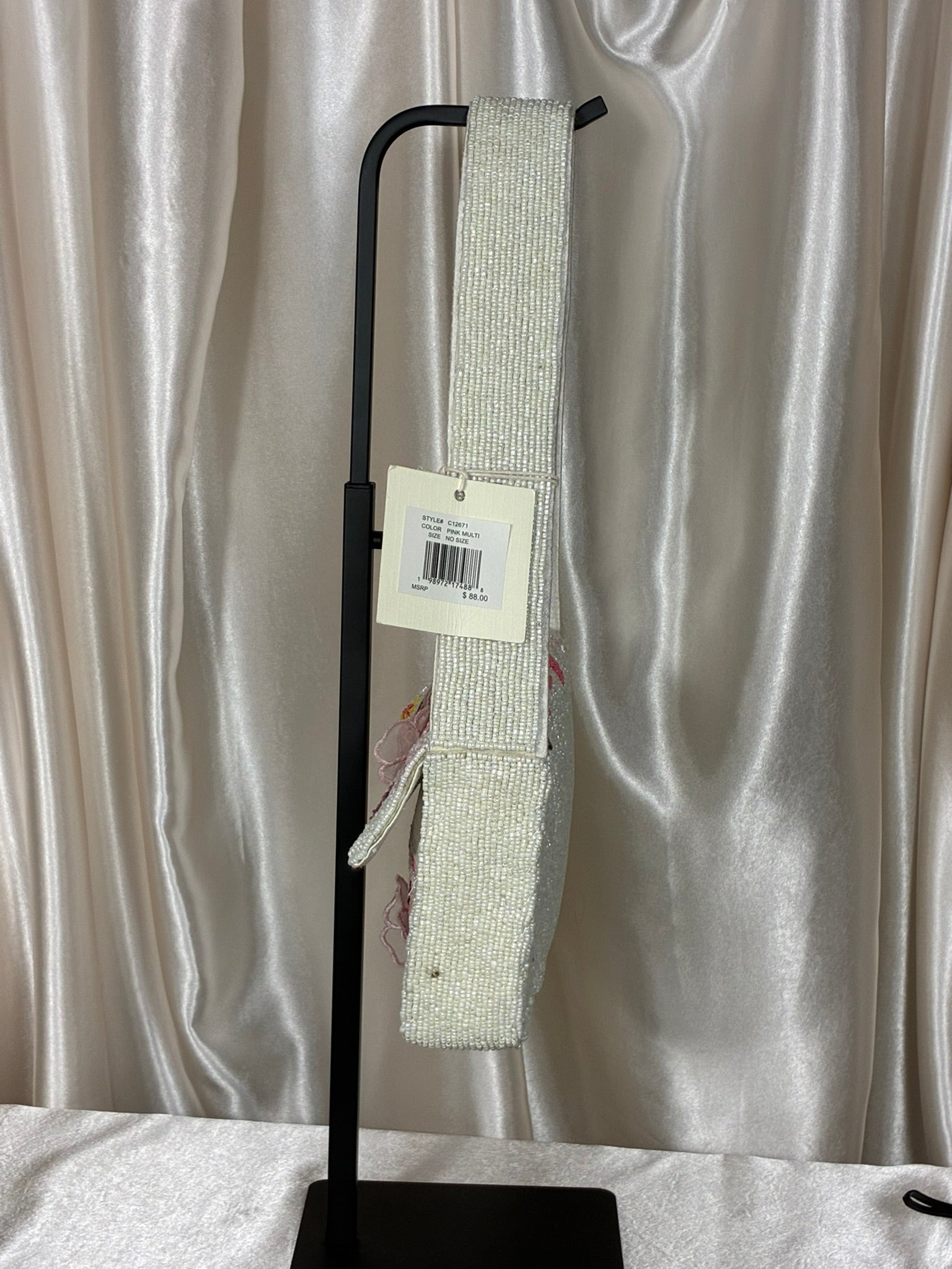Sol and Mer Beaded Floral Shoulder Bag