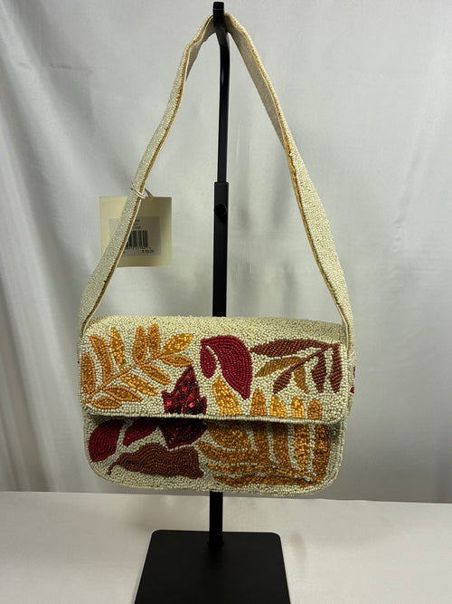 Autumn Harvest Beaded Shoulder Bag