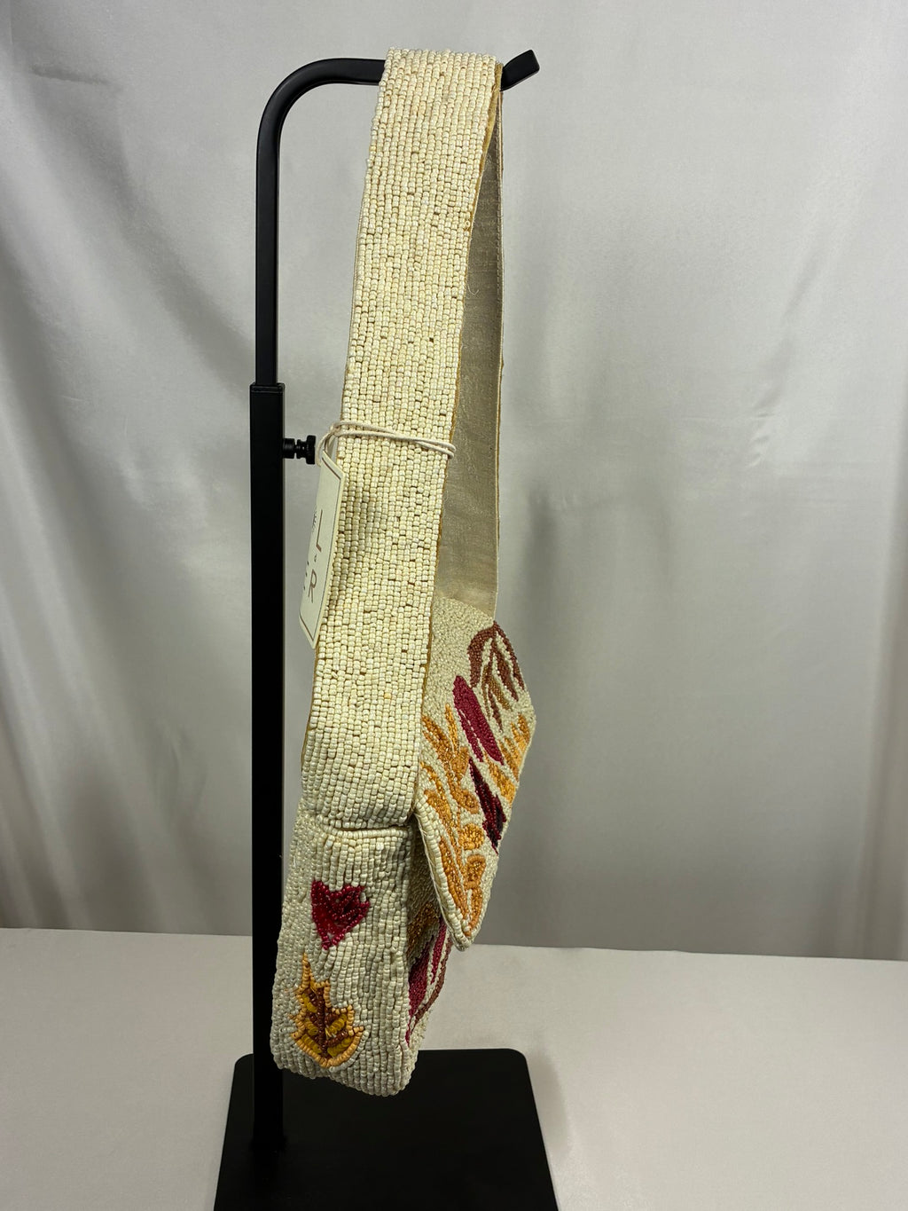 Autumn Harvest Beaded Shoulder Bag