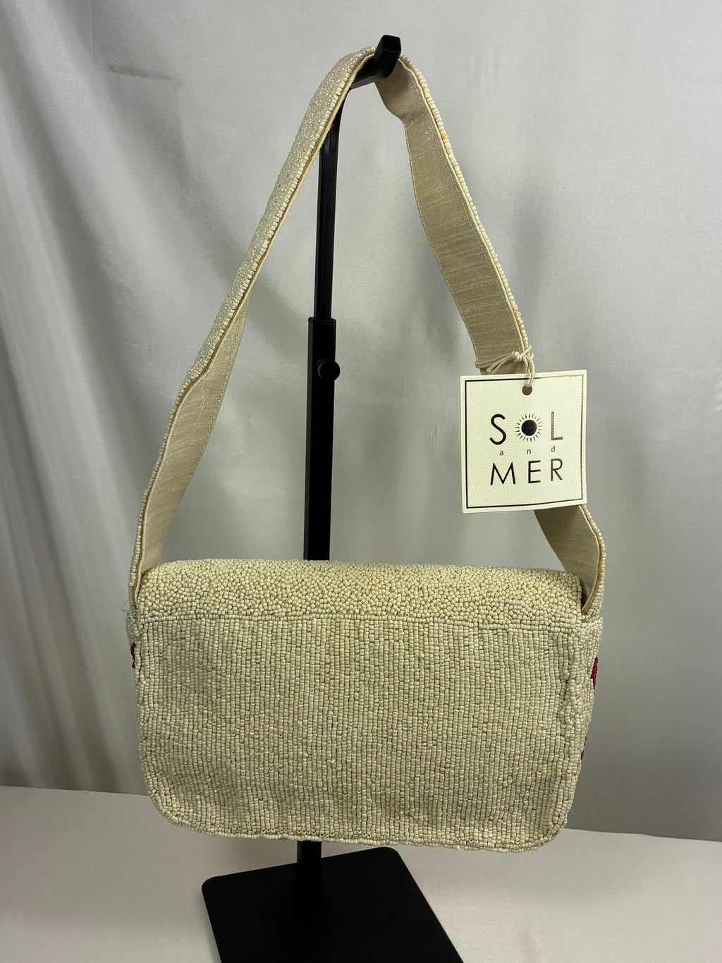 Autumn Harvest Beaded Shoulder Bag