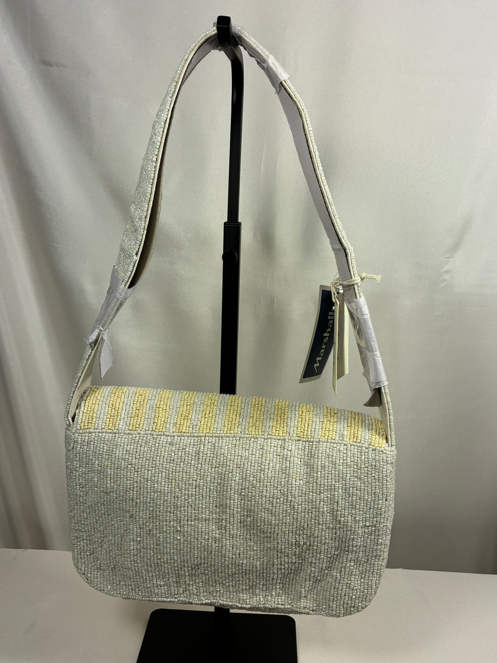 Dapper Dachshund Hand-Beaded Shoulder Bag