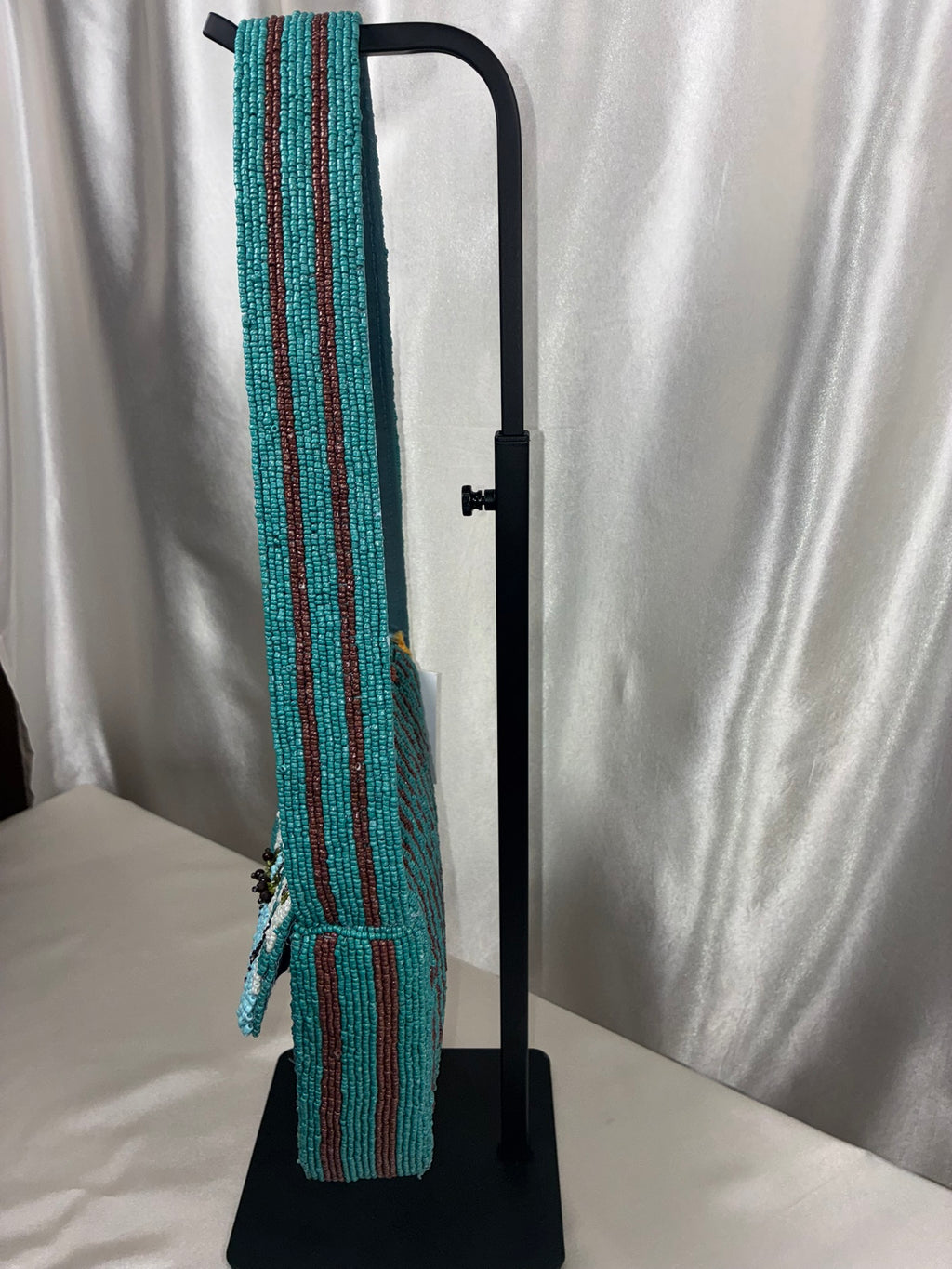 Retro Look Beaded Vegas Shoulder Bag