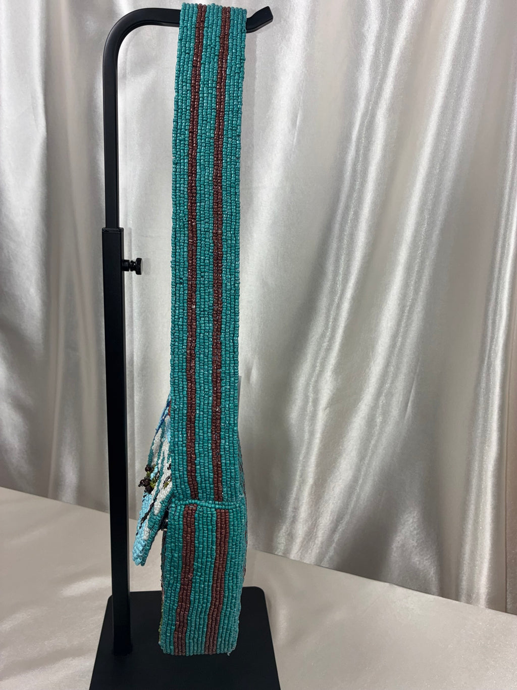 Retro Look Beaded Vegas Shoulder Bag