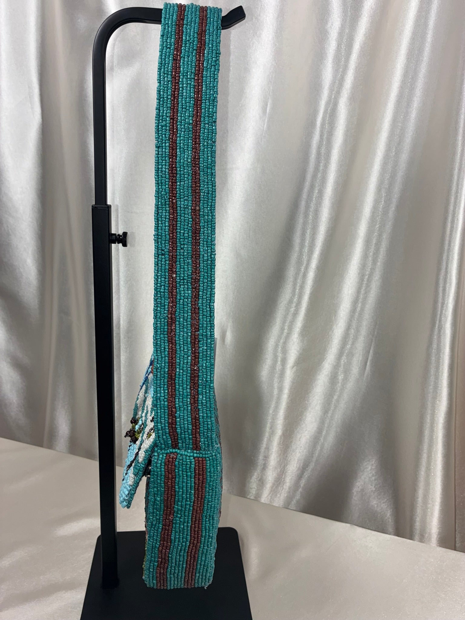 Retro Look Beaded Vegas Shoulder Bag