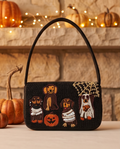 Beaded Halloween Dog Handbag
